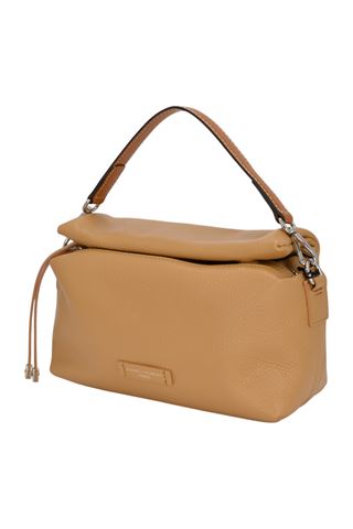 Borsa tracolla in pelle colore cuoio. GIANNI CHIARINI | 11390-NATURE